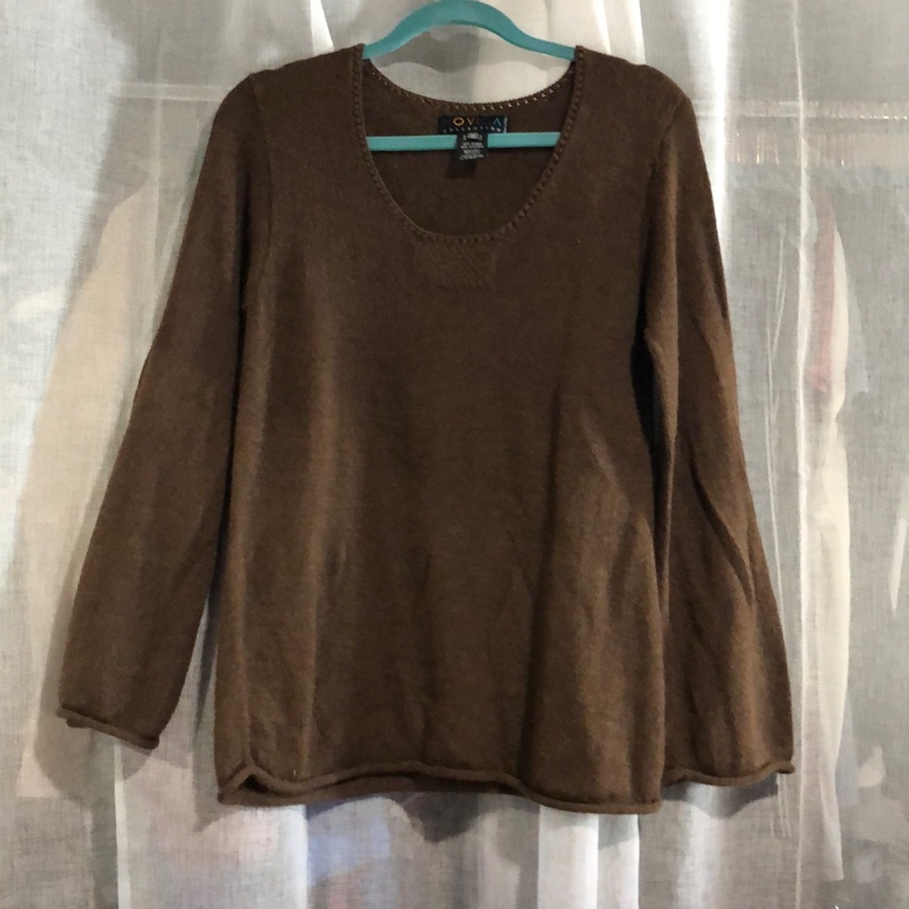Brown oversized sweater